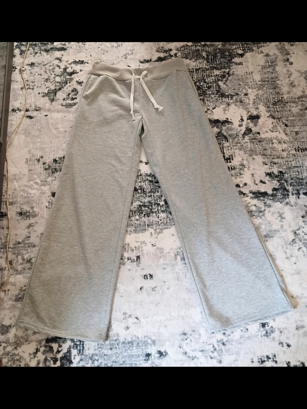 Shein Gray Wide Leg Cozy Loungewear Joggers - Size S (NWOT)